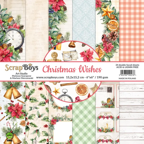 ScrapBoys SB-CHWI-09 - Christmas Wiches 15*15 cm