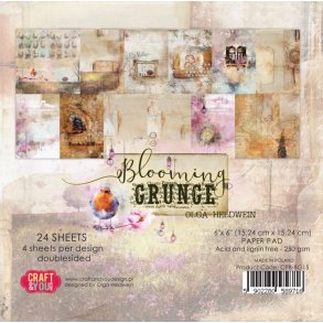 Craft & You CPB-BG15 -Blooming Grunge 15*15 cm