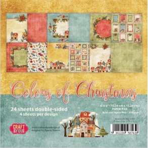 Craft & You CPB-CC15 - Colors of Christmas 15*15 cm
