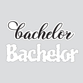 Design5 D500139D - Dies Tekst Bachelor