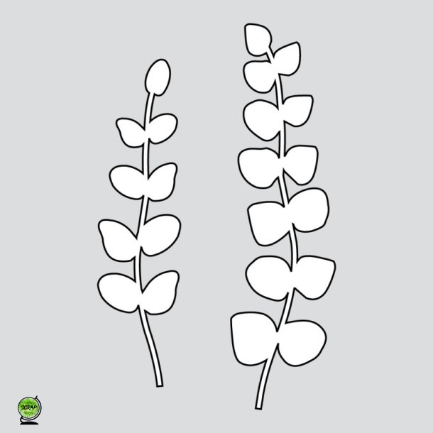 Design5 D500124D - Dies Bladgrene
