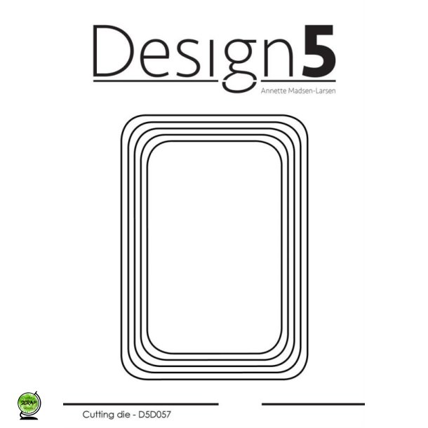 Design5 D5D057 - Dies Rammer med runde hjrner