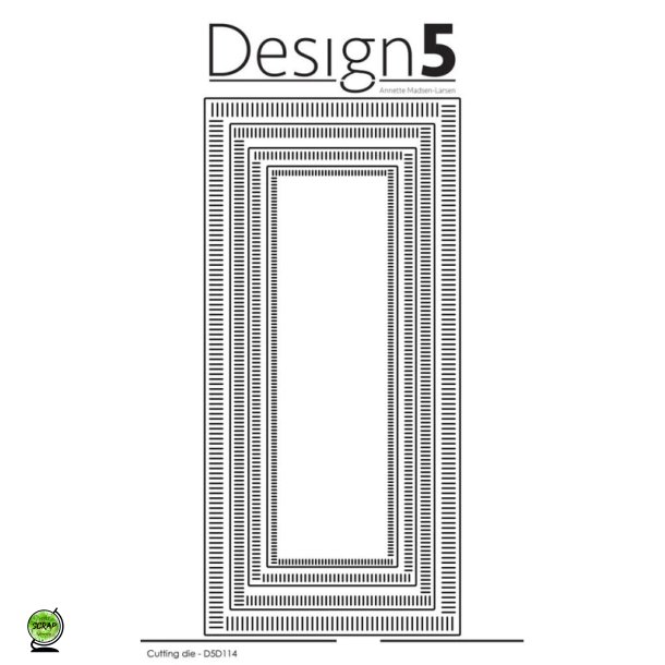 Design5 D5D114 - Dies Slimcard stribes