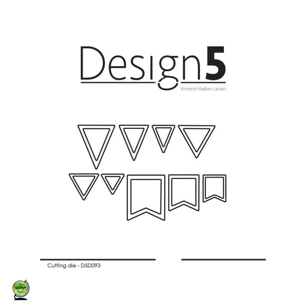 Design5 D5D093 - Dies Banner/tags small
