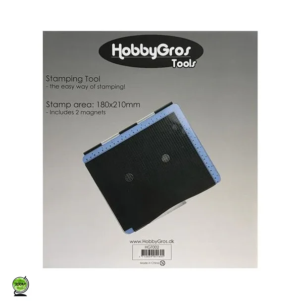 Stempel plade HGT002 - 18*21 cm incl. 2 magneter