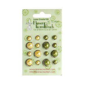 Leane Creatief 72.4841 - Flower Foam Brads grn