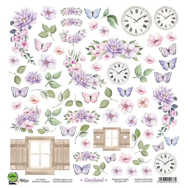 ScrapBoys NE-LOLA-07 - Loveland 07 30*30 cm