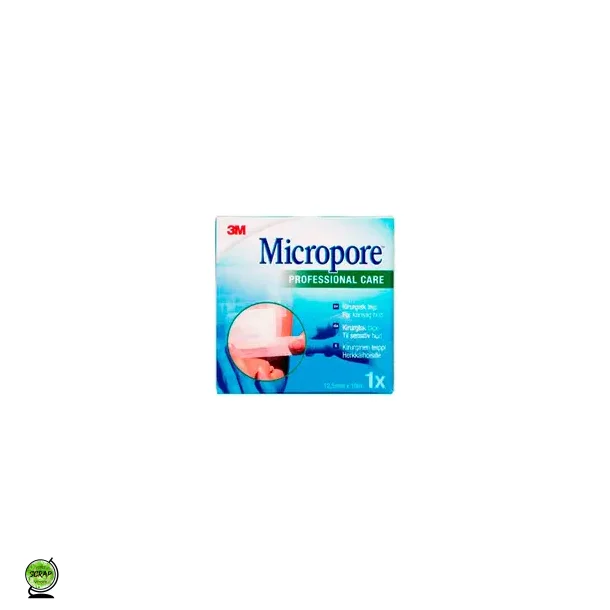3M micropore tape 12,5mmx10m hvid