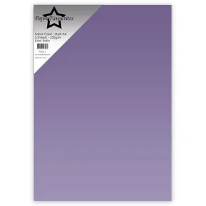 Paper Favourites PFSS014 - Mirror A4 Lilac Satin 250g 5 ark