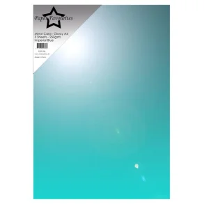 Paper Favourites PFSS108 - Mirror A4 Imperial Blue 250g 5 ark