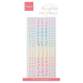 Marianne Design PL4532 - Enamel dots Over the rainbow
