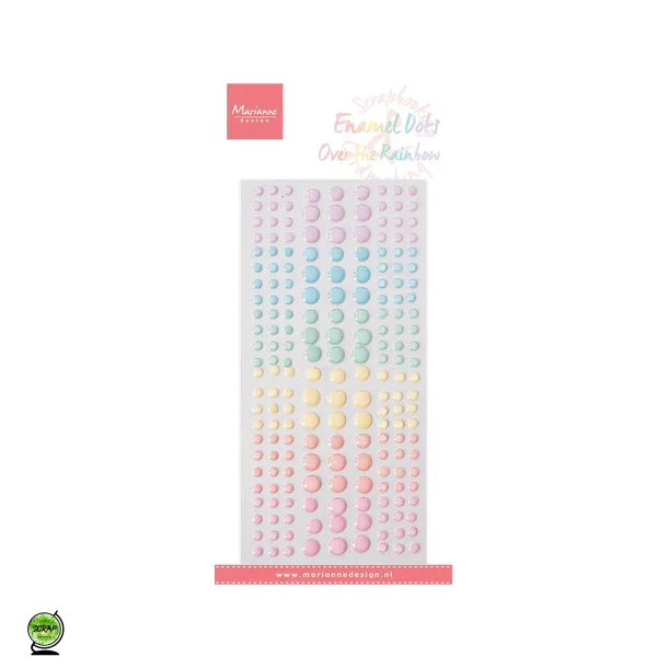 Marianne Design PL4532 - Enamel dots Over the rainbow