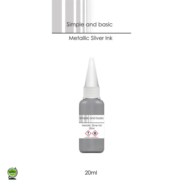 Simple and Basic SBI003 - Ink Metallic silver