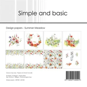 Simple and Basic SBP533 - Summer Meadow 15x15 cm