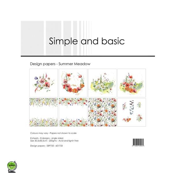 Simple and Basic SBP733 - Summer Meadow 30,5*30,5 cm