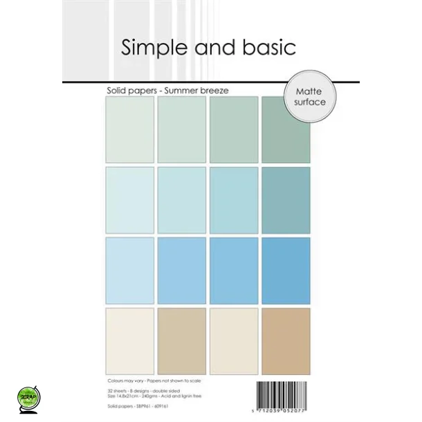 Simple and Basic SBP961 - Summer breeze 14,8x21 cm