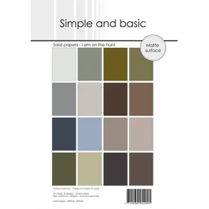 Simple and Basic SBP963 - I am on the hunt 14,8x21 cm