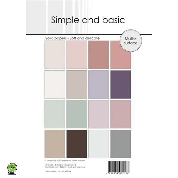 Simple and Basic SBP964 - Soft and delicate 14,8x21 cm