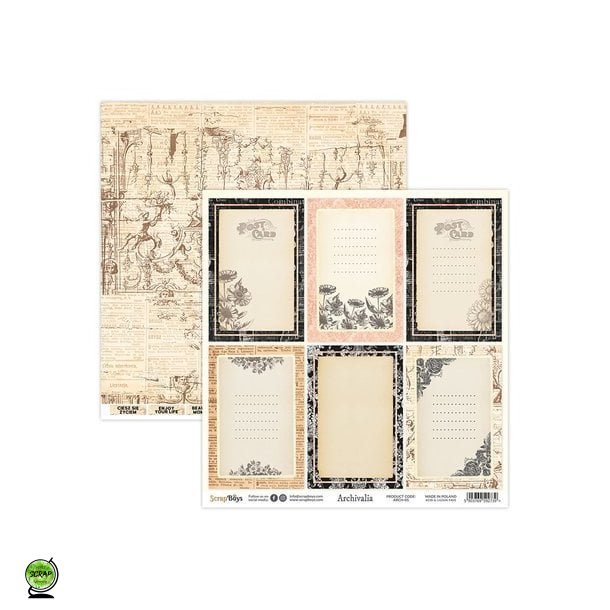 ScrapBoys ARCH-05 - Archivalia 05 30*30 cm