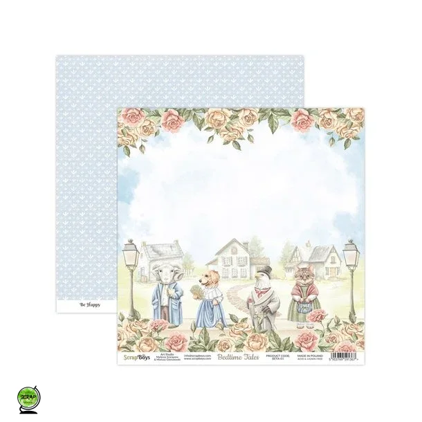 ScrapBoys BETA-01 - Bedtime Tales 01 30*30 cm