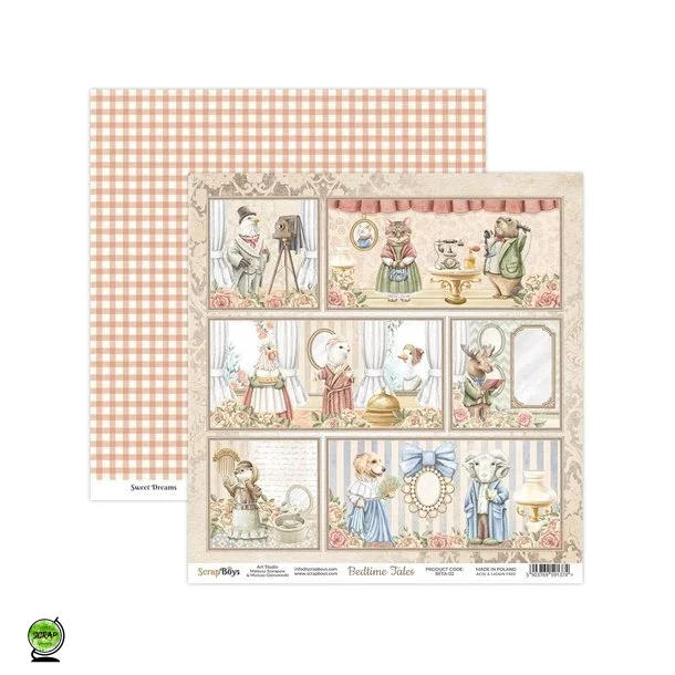 ScrapBoys BETA-02 - Bedtime Tales 02 30*30 cm