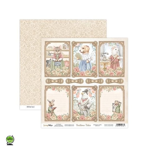 ScrapBoys BETA-03 - Bedtime Tales 03 30*30 cm