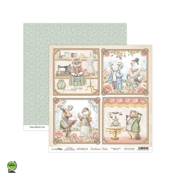 ScrapBoys BETA-05 - Bedtime Tales 05 30*30 cm
