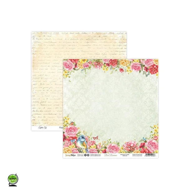 ScrapBoys BIRO-01 - Bird Romance 01 30*30 cm