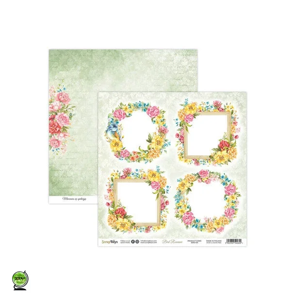 ScrapBoys BIRO-03 - Bird Romance 03 30*30 cm
