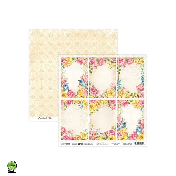 ScrapBoys BIRO-05 - Bird Romance 05 30*30 cm