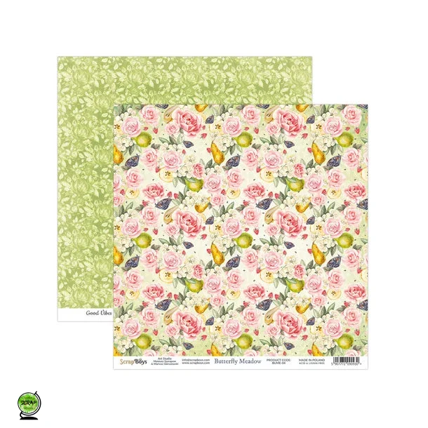 ScrapBoys BUME-04 - Butterfly Meadow 04 30*30 cm