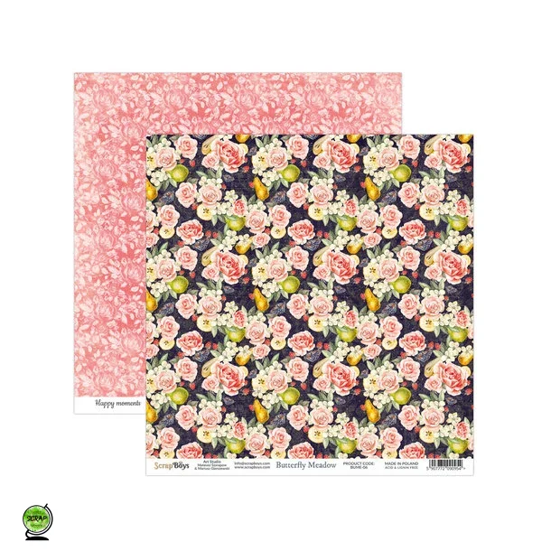 ScrapBoys BUME-06 - Butterfly Meadow 06 30*30 cm
