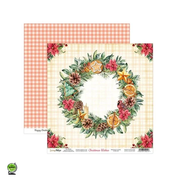 ScrapBoys CHWI-03 - Christmas Wishes 03 30*30 cm