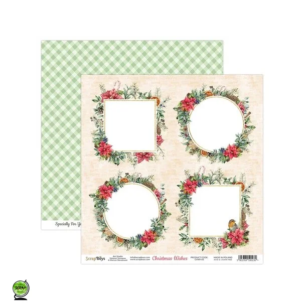 ScrapBoys CHWI-05 - Christmas Wishes 05 30*30 cm