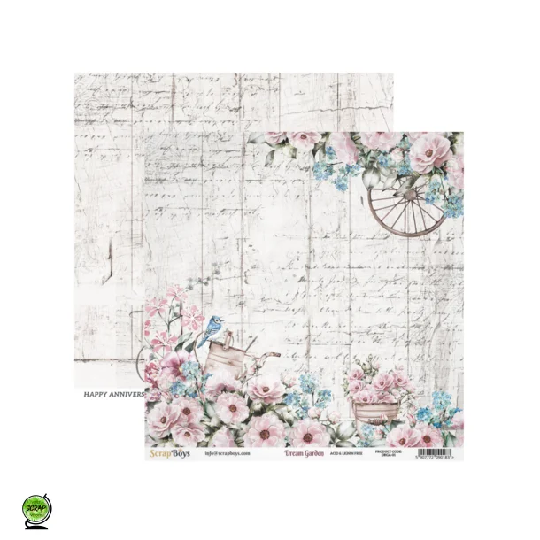 ScrapBoys DRGA-01 - Dream Garden 01 30*30 cm