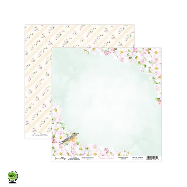 ScrapBoys FLDR-02 - Flower Dreams 02 30*30 cm