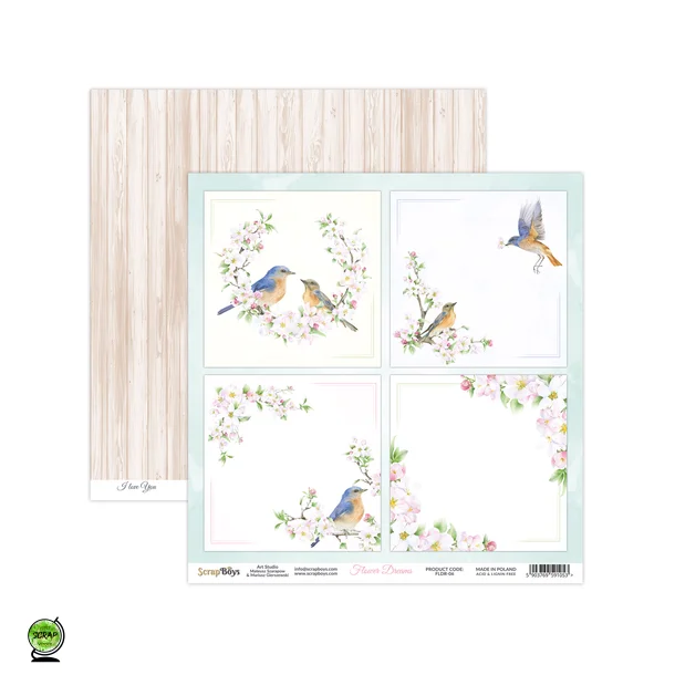 ScrapBoys FLDR-06 - Flower Dreams 06 30*30 cm