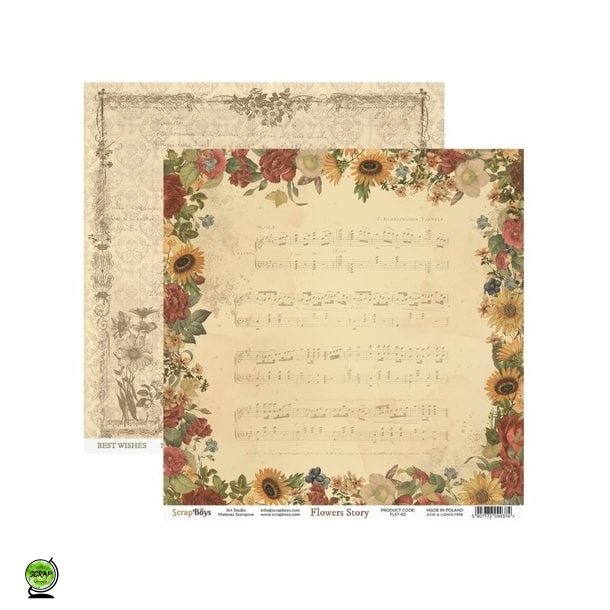 ScrapBoys FLST-02 - Flowers Story 02 30*30 cm