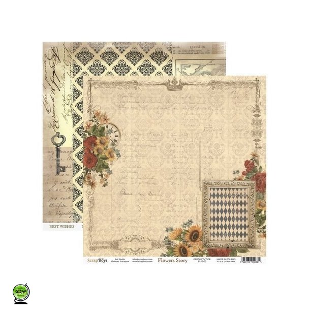 ScrapBoys FLST-03 - Flowers Story 03 30*30 cm