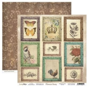 ScrapBoys FLST-06 - Flowers Story 06 30*30 cm