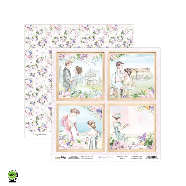 ScrapBoys GALO-05 - Garden of Love 05 30*30 cm