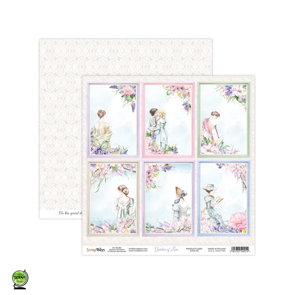 ScrapBoys GALO-06 - Garden of Love 06 30*30 cm