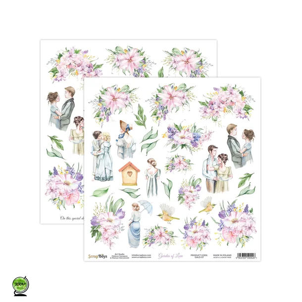ScrapBoys GALO-07 - Garden of Love 07 30*30 cm