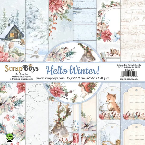 ScrapBoys SB-HEWI-09 - Hello Winter 15*15 cm