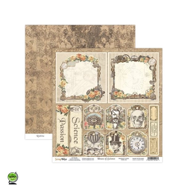ScrapBoys HOSC-06 - House of Science 06 30*30 cm