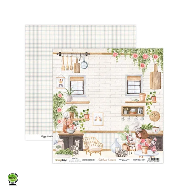 ScrapBoys KIST-01 - Kirchen Stories 01 30*30 cm