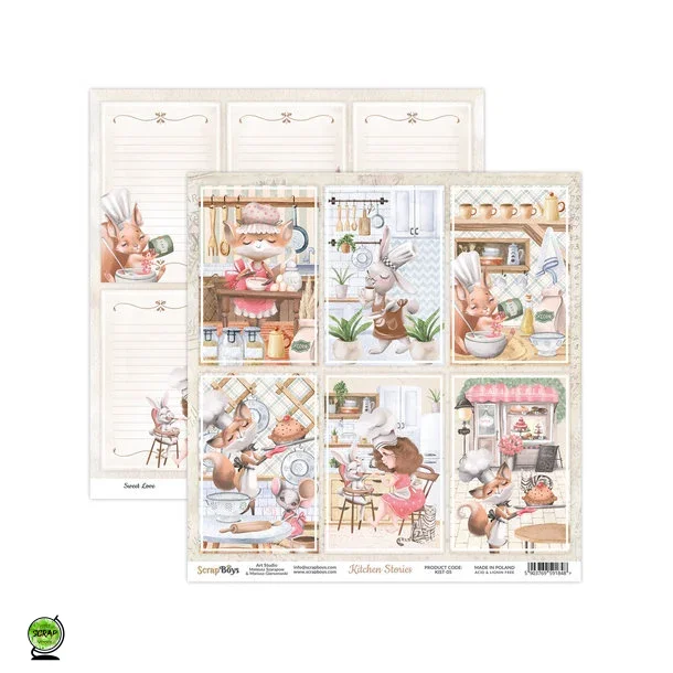 ScrapBoys KIST-05 - Kitchen Stories 05 30*30 cm