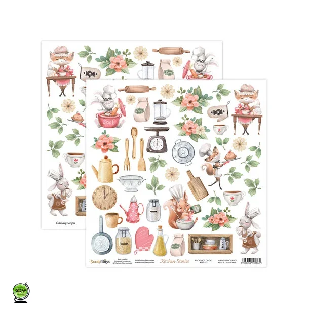 ScrapBoys KIST-07 - Kitchen Stories 07 30*30 cm
