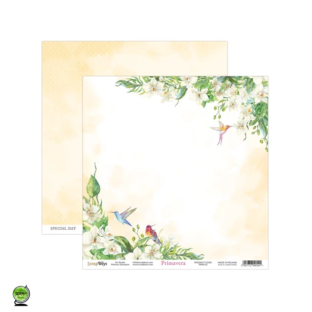 ScrapBoys PRIM-01 - Primavera 01 30*30 cm