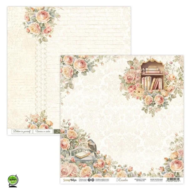 ScrapBoys SB-ROSA-01 - Rosalia 01 30*30 cm